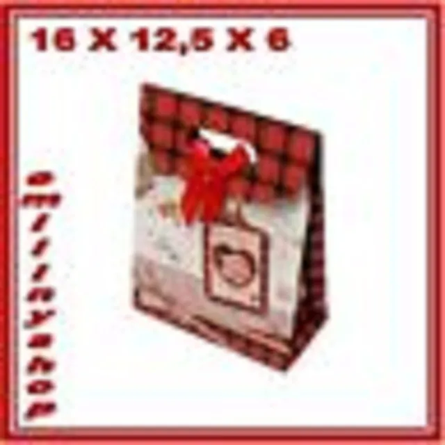 boite cadeau cartonnée sac sachet fantaisie velcro 16x12,5x6 rge cadeaux,bijoux