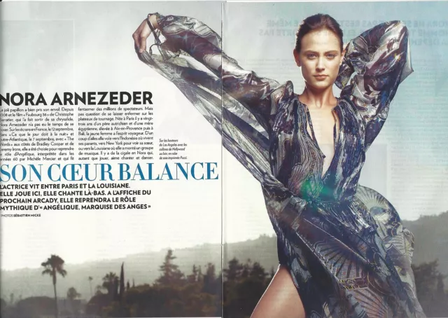 Coupure de presse Clipping 2012 Nora Arnezeder  (4 pages)