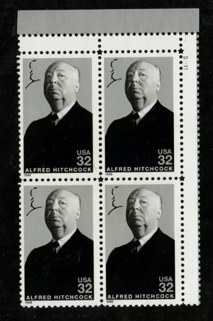 Scott 3226 32¢ Alfred Hitchock MNH Free shipping in USA!