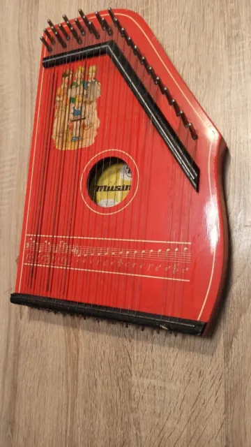 Musima. cithare pour enfants vintage, gusli. Allemagne de l'est