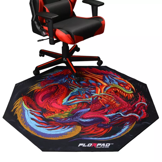 Florpad™ Gaming Chair Floor Mat, Smooth Gliding Noise Cancelling Protection Mat