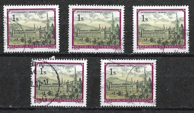 Briefmarken Österreich, aus dem vergangenen Jahrhundert. MiNr. 1963, -164