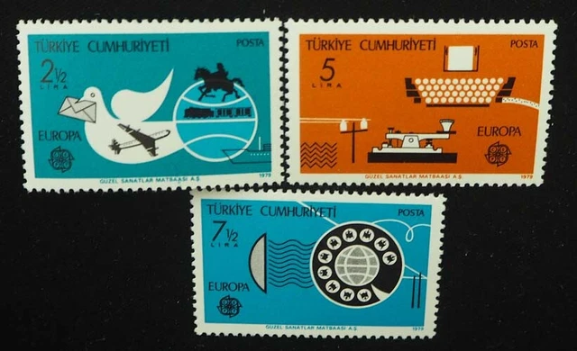 1979 Türkei; 100 Serien Europa, **/MNH, MiNr. 2477/79, ME 1100,- 2