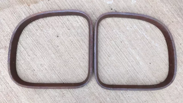 1934 1935 Chevy Standard 4 Door QUARTER WINDOW GARNISH MOLDINGS Original GM pair