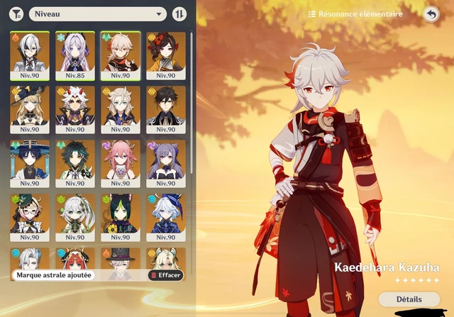 ACCOUNT GENSHIN IMPACT eu - AR48 - Wanderer C2R1 EUR 50,00 - FR