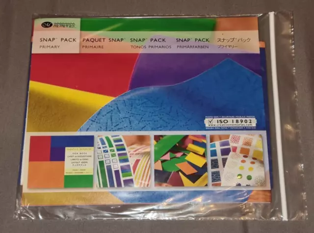 Creative Memories Primary Snap Pack New & Unused Free Postage