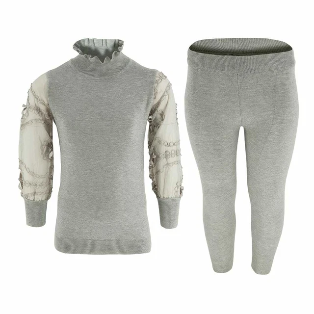 Girls Kids Lounge Set Floral Cut Sleeve Rib Lounge Wear Jumpsuit Track Suit UK