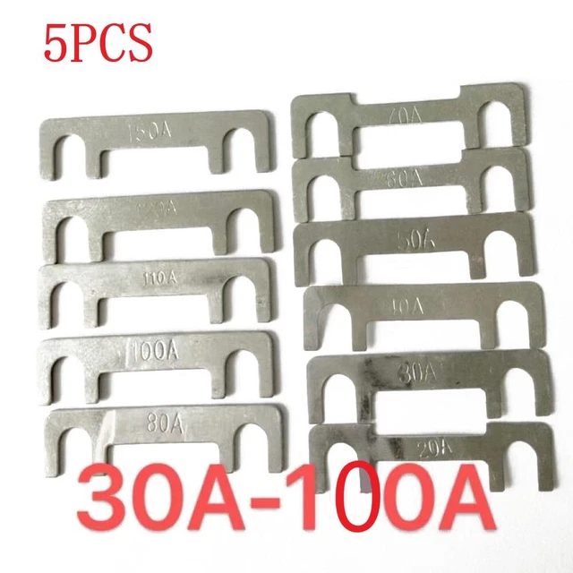 Dernière plaque de fusible de voiture support de voiture argent 32 V boulon fou