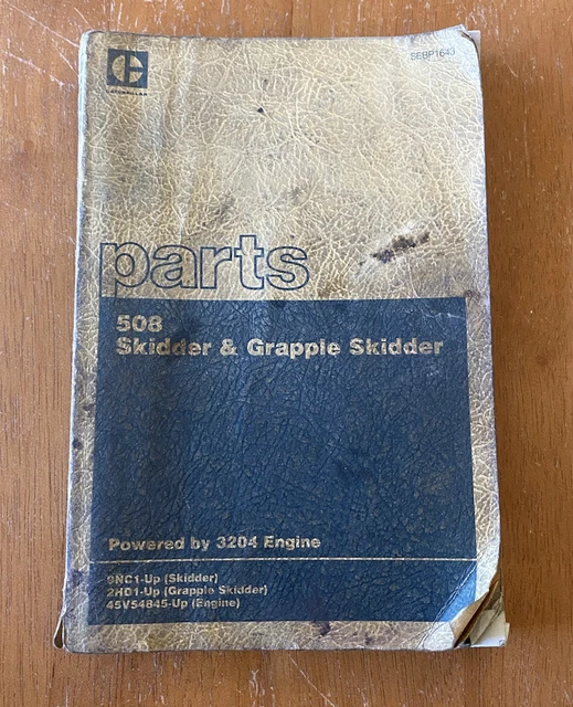 CAT Caterpillar 508 Grapple Skidder Forestry Tractor Parts Manual Book SEBP1643