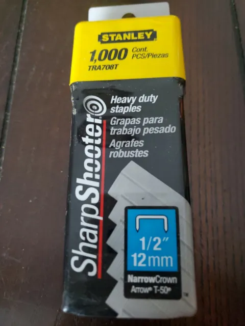 Agrafes lourdes Stanley Sharpshooter 1/2" 12 mm 1 000 TRA708T