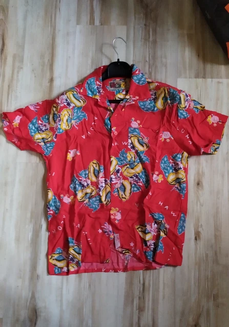 Camicia hawaiana rossa hotsell