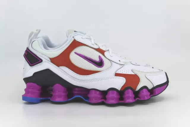 NIKE DONNA SHOX TL Nova bianche nere iperviolette AT8046 100 EUR
