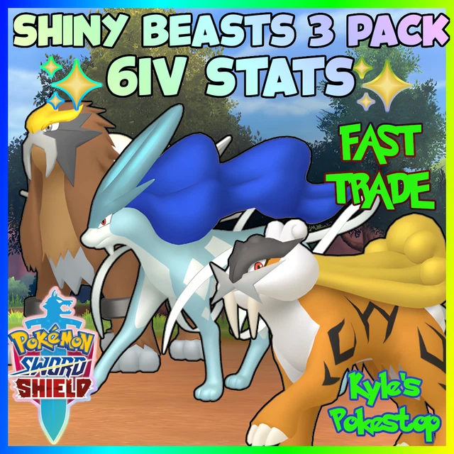 Shiny Event Raikou For Pokémon Sword & Shield – Legendary Pokémon