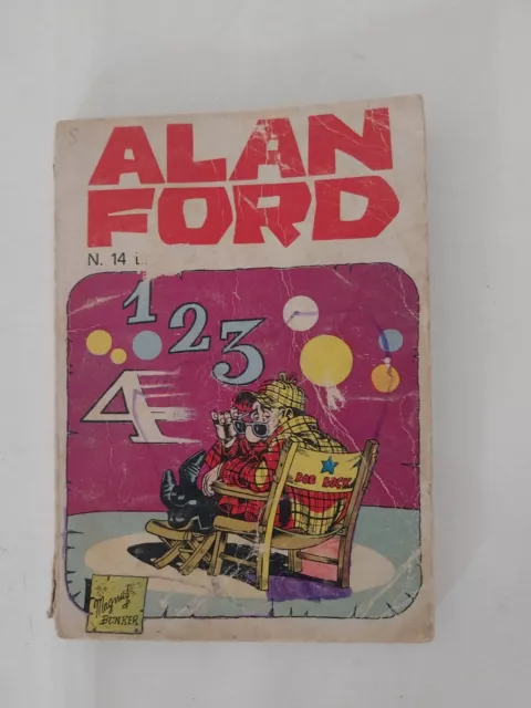 Fumetto Alan Ford Nr 14 Originale Editoriale Corno Maggio 1970