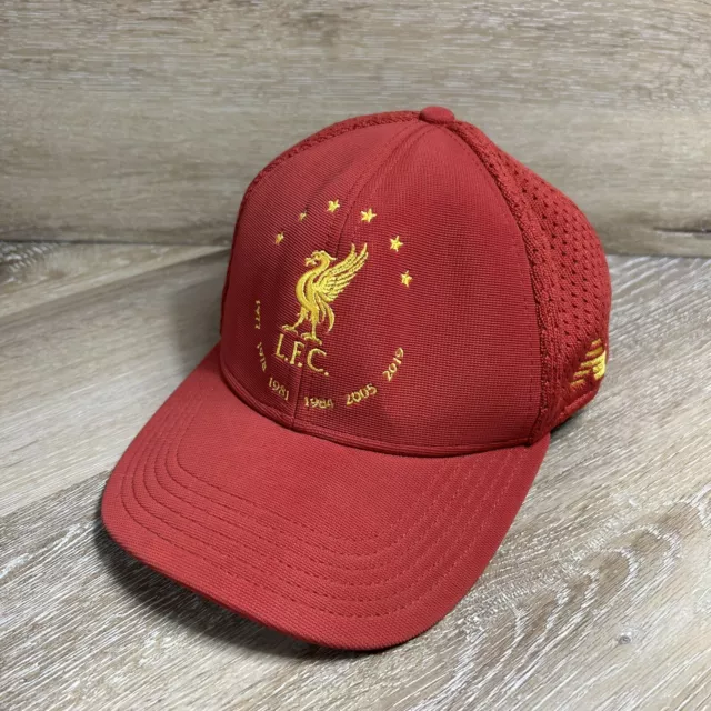Liverpool LFC New Balance Hat Cap SnapBack Red Football Club Europe Champs Years