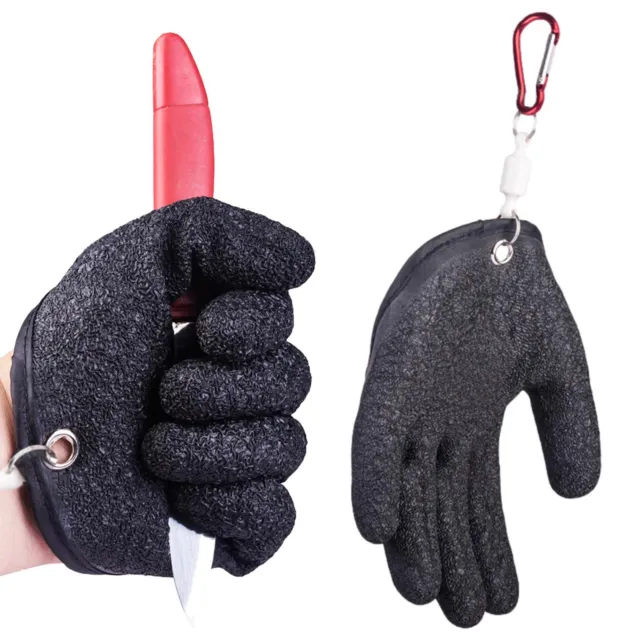 2-PIECE SET NON-SLIP Fishing Gloves, Fishing Gloves Anti-Slip