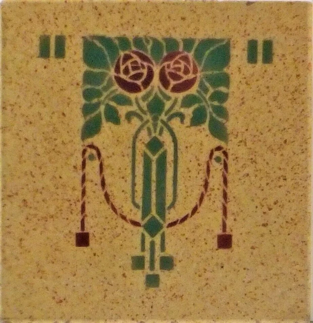 Osterath/Ostara Tile Works Art Nouveau, Circa 1898- 1910