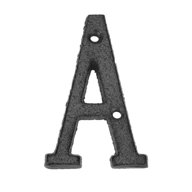 Metal Letters Alphabet Cast Iron Decoration House Sign Doorplate for Cafe Wall