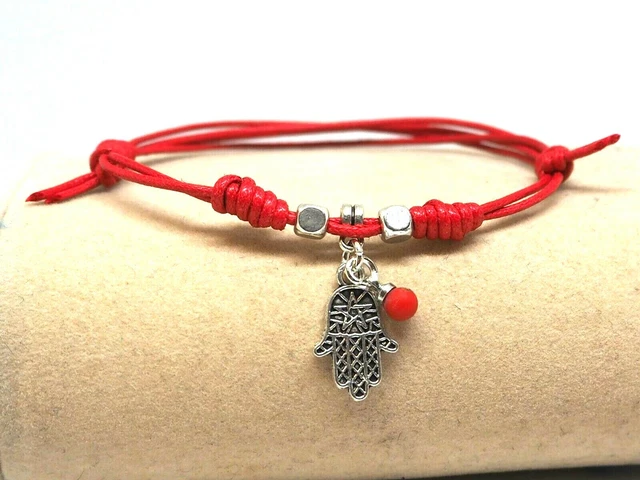 lot 3 HAMSA contre MAUVAIS OEIL cordon NOIR Bijoux Porte-Bonheur de
