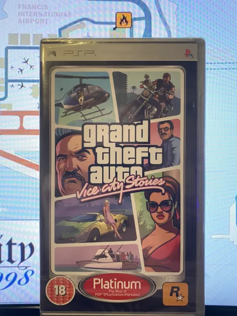 Grand Theft Auto: Vice City Stories (Sony PSP) *NEW - SEALED - BLACK LABEL*