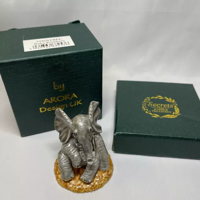 Secrets from Hidden Treasures Baby Elephant by Arora Design UK