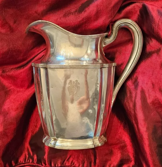 Palace Hotel San Francisco CA Silver 5 Pint Silver Pitcher By Gorham Silver Co