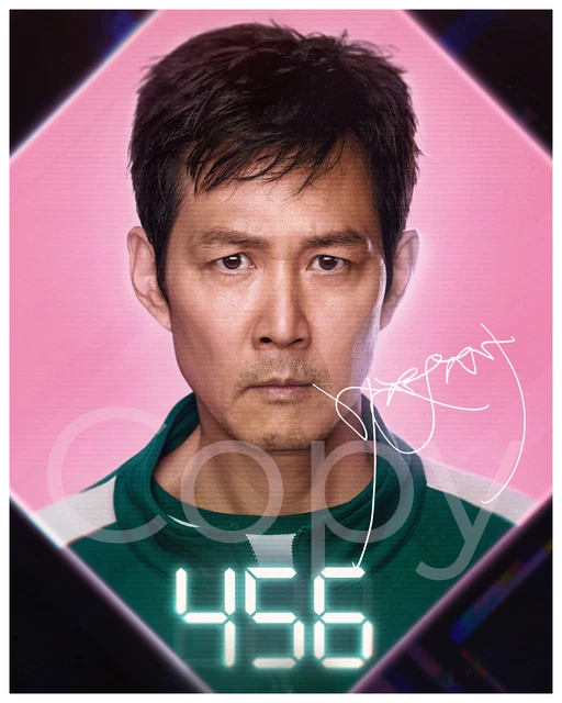 Lee Jung-Jae signed Squid Game Player 456 Funko Pop autograph A Beckett