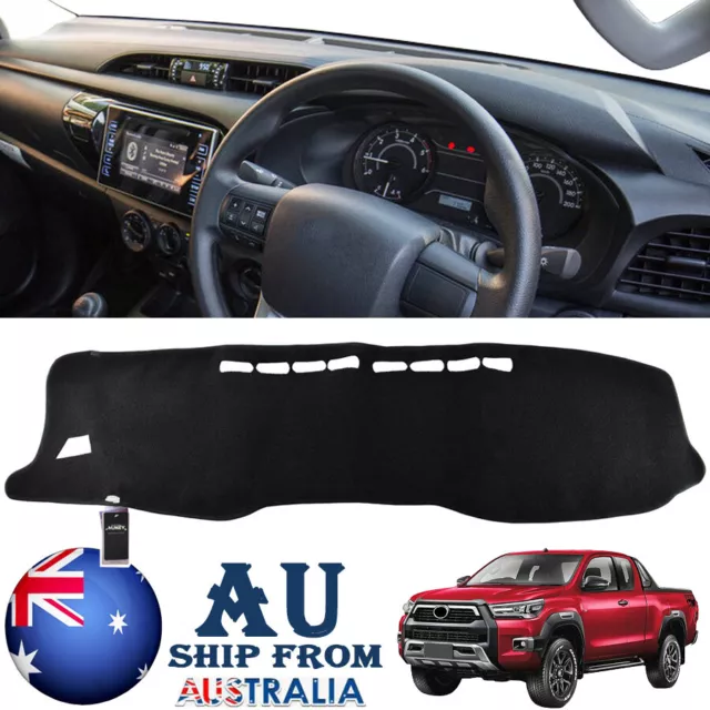 Dash Mat Dashmat For Toyota Hilux SR5 SR Rogue Rugged Workmate GUN125R 2016-2020