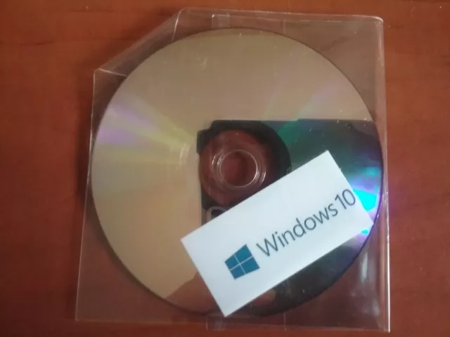 cd installation Windows 10