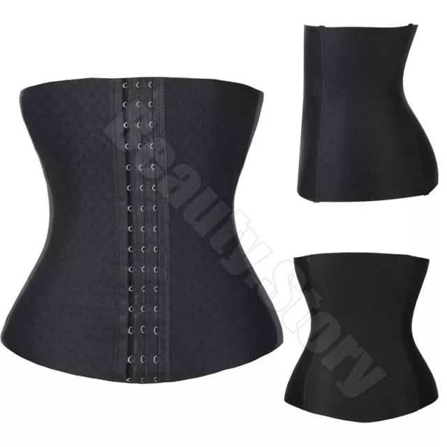 Frau Korsett Waist Trainer Cincher Dessous Bauchweggürtel Body Shaper Corset TFS 3