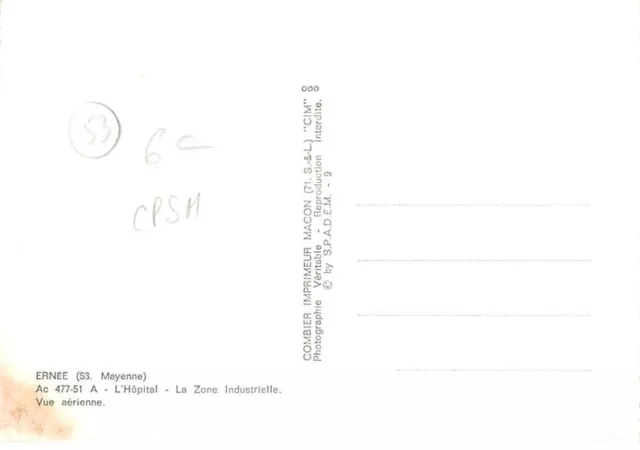 53 - Ernee - SAN20637 - L'Hôpital - La Zone Industrielle - Vue aérienne - CP 2