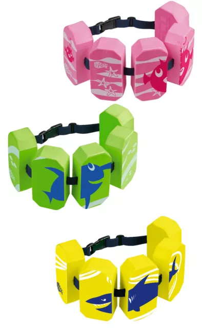 BECO Sealife Schwimmhilfe Schwimmgürtel 5-Block  grün/pink/gelb