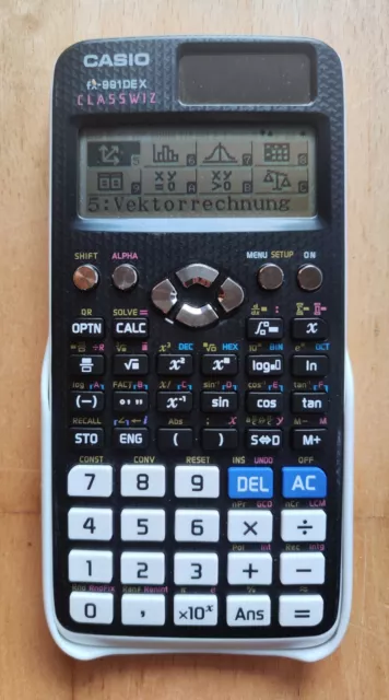 Casio FX-991DE X ClassWiz Wissenschaftlicher Rechner - Schwarz