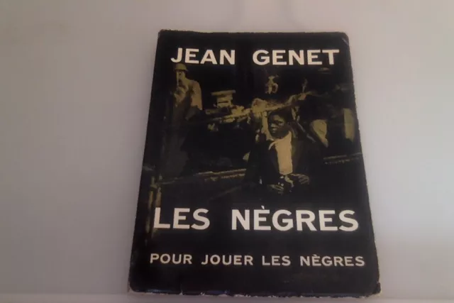 Jean GENET LES NÈGRES Barbezat 1967