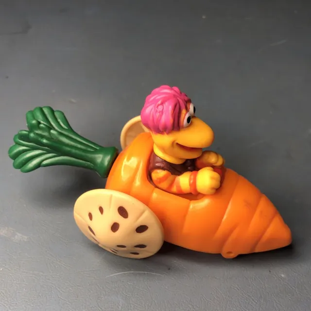 Vintage 1988 Henson McDonalds Happy Meal Toy Fraggle Rock Gobo Carrot Cookie Car