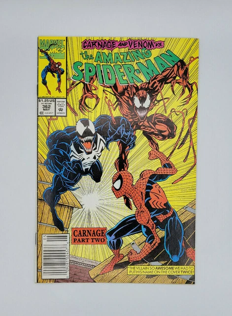 Amazing Spider-Man #362 2Nd Appearance Carnage Marvel 1992