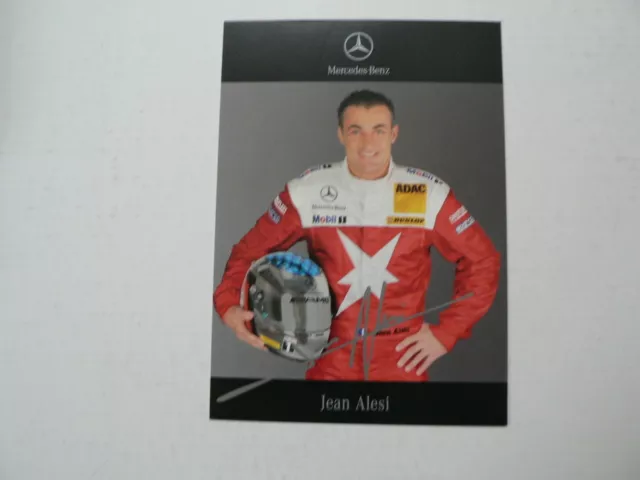 Jean Alesi Dtm 2006 Mercedes-Benz  Infocard-Postcard