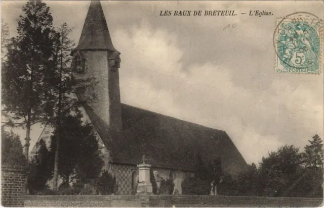 CPA Les Baux de BRETEUIL - L'Église (160405)