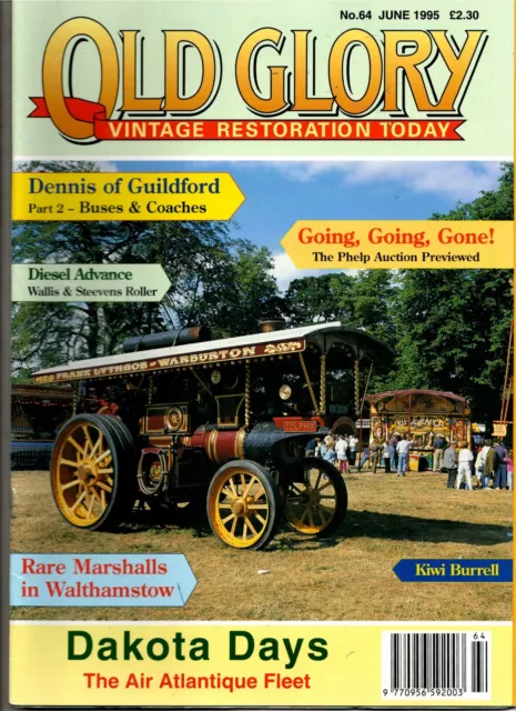 Old Glory Vintage Restoration Today Magazine June 1995 No 64 transport