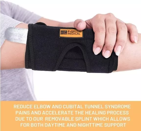 Elbow Brace Support Strap Easy Fit Compression Sleeve Tennis Arthritis Gym Pain✅