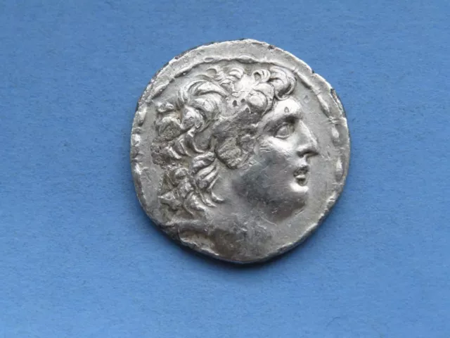 Seleukiden ,Antiochos VII. Euergetes 138-129 BC Tetradrachm Silber 15,49 Gramm