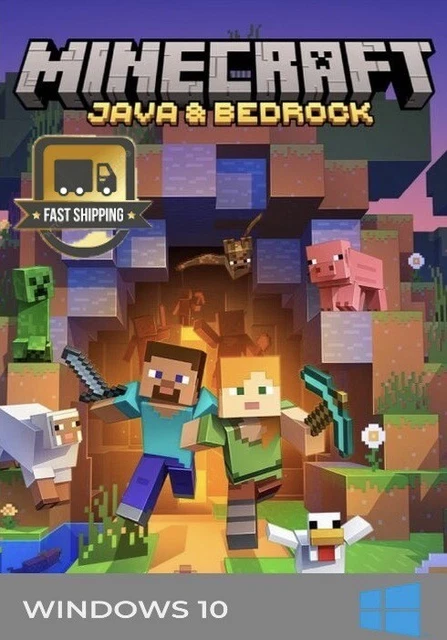 MINECRAFT JAVA AND Bedrock Edition Windows Activation Key £19.99 ...