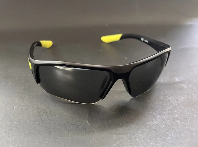 New Nike Sunglasses -Skylon Ace XV JR EV0900-007 - Matte Black/Volt KIDS