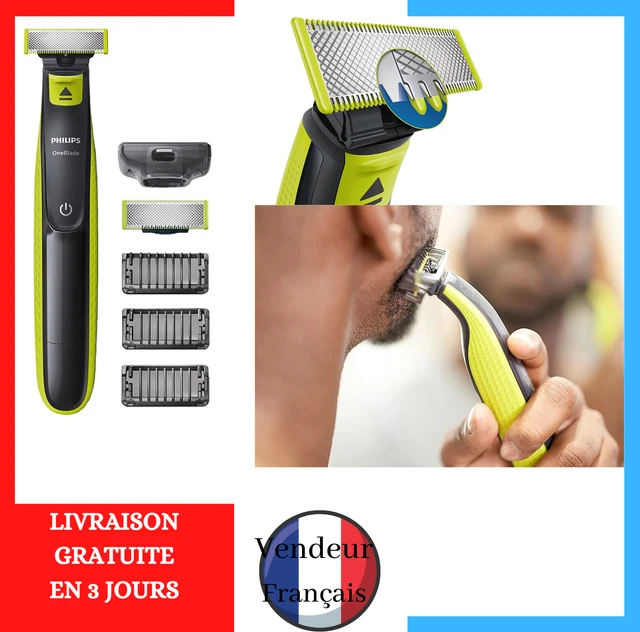 Rasoir Électrique Homme Tondeuse Barbe Philips OneBlade Rechargeable Étanche FR