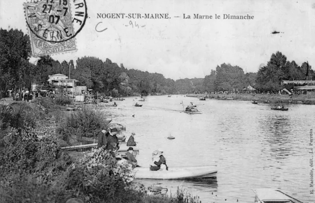 *9674 cpa Nogent sur Marne - la Marne le Sunday