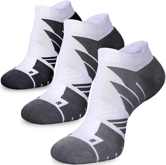 Hylaea No Show Running Athletic Anti-Blister Wicking Coolmax Socks, Seamless Ant