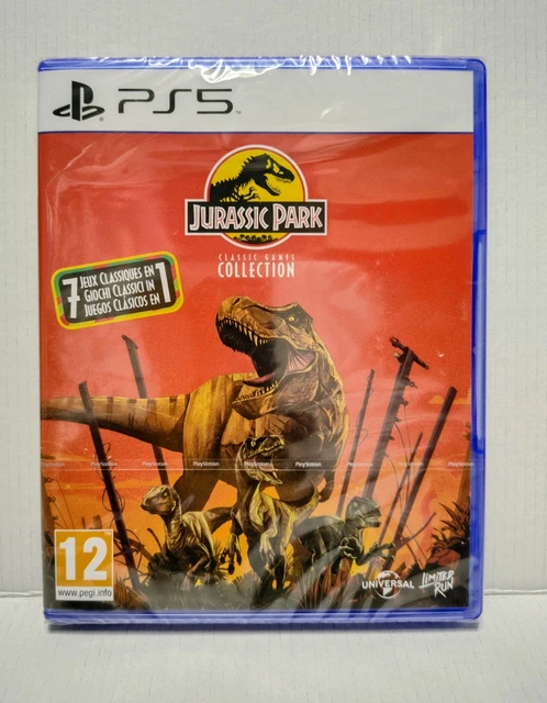 JURASSIC PARK CLASSIC Games Collection PS4 PS5 Neuf Sous Blister Rare