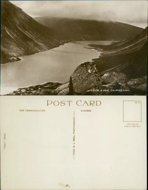 Cairngorm Loch Avon Real Photo RP Ross Series