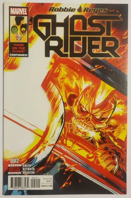 Robbie Reyes Ghost Rider #2 1St Print! Mcu Disney+ Show? Midnight Sons! Secret!
