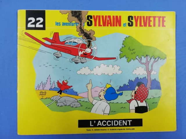 BD les aventures de SYLVAIN ET SYLVETTE n° 22 album Fleurette l'accident